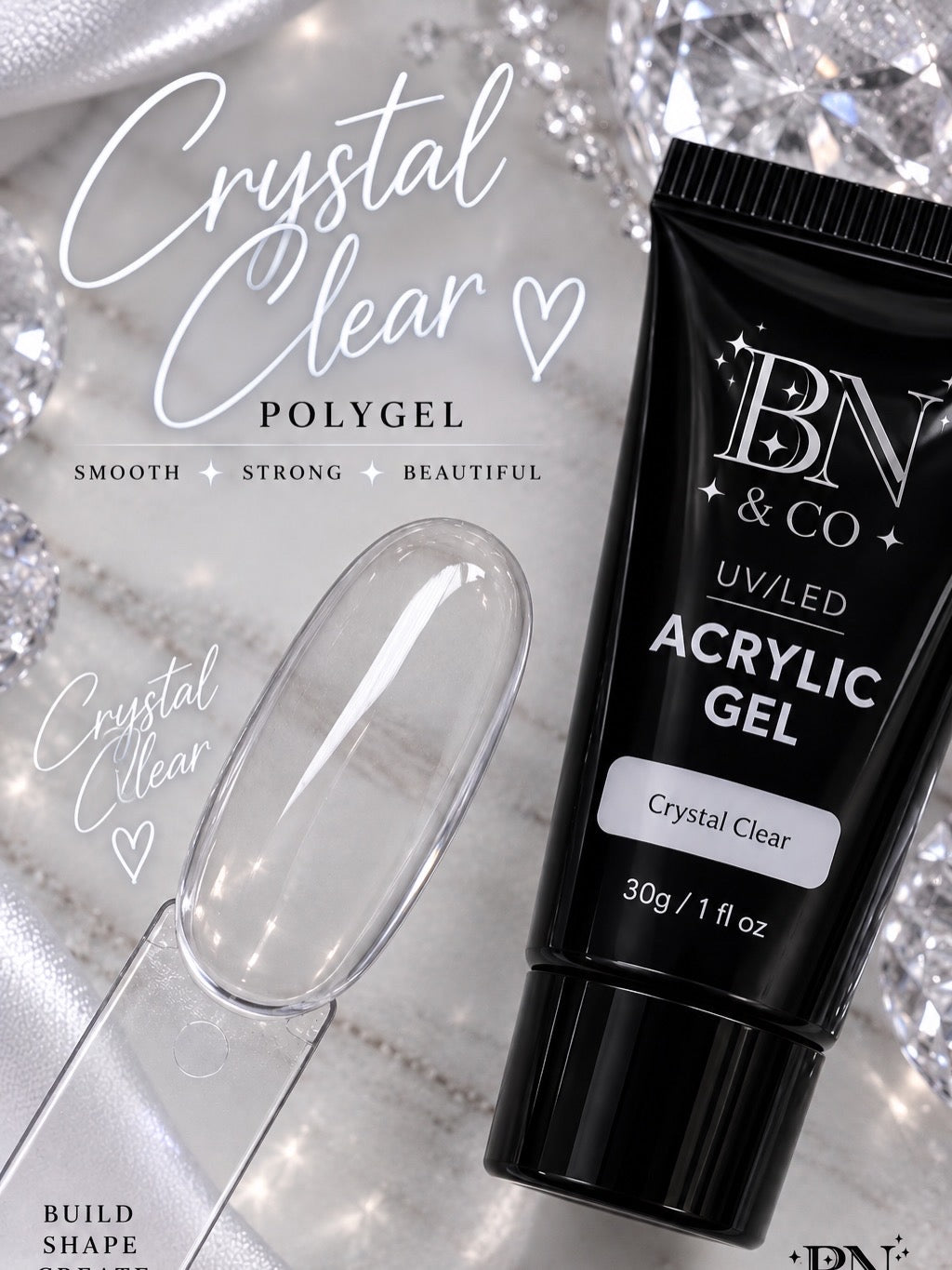 Crystal Clear polygel 1oz