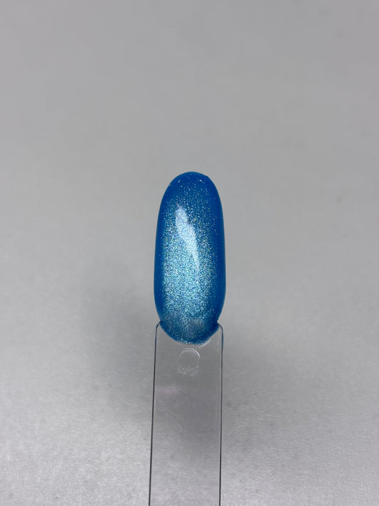 Light Blue Neon Cateye Gel