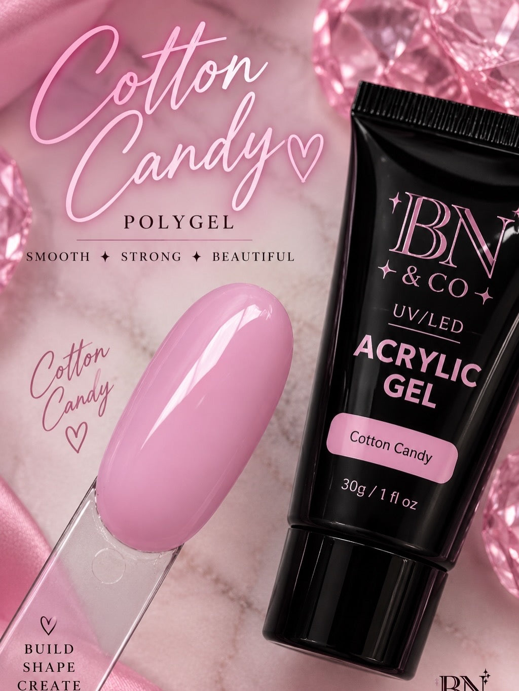 Cotton Candy polygel 1oz