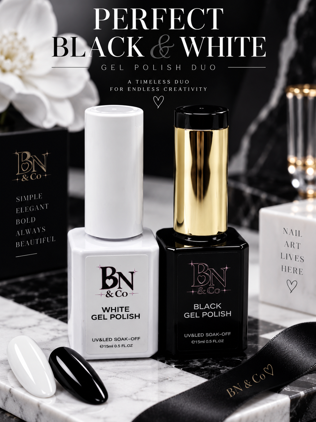 Black & White Duo Gels
