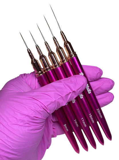 Liner Gel set 5 brushes