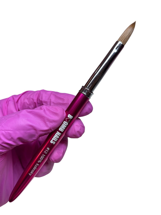 #12 kolinsky Brush (metal handle)