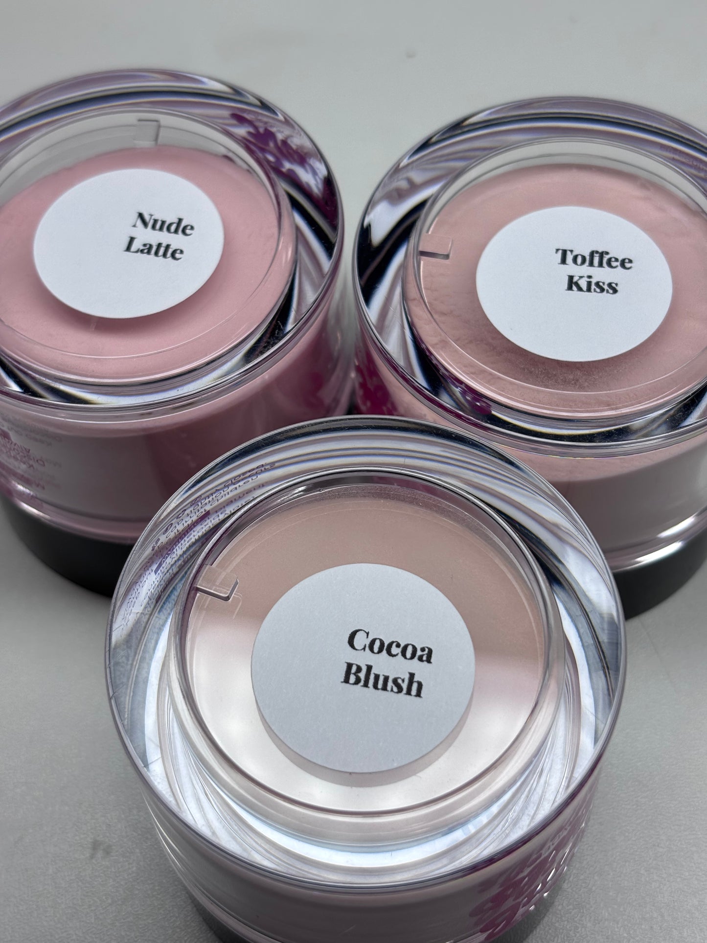 2oz Trio Nude latte, Toffee kiss, cocoa blush